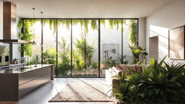 5 idées déco pour utiliser une verrière entre cuisine et salon